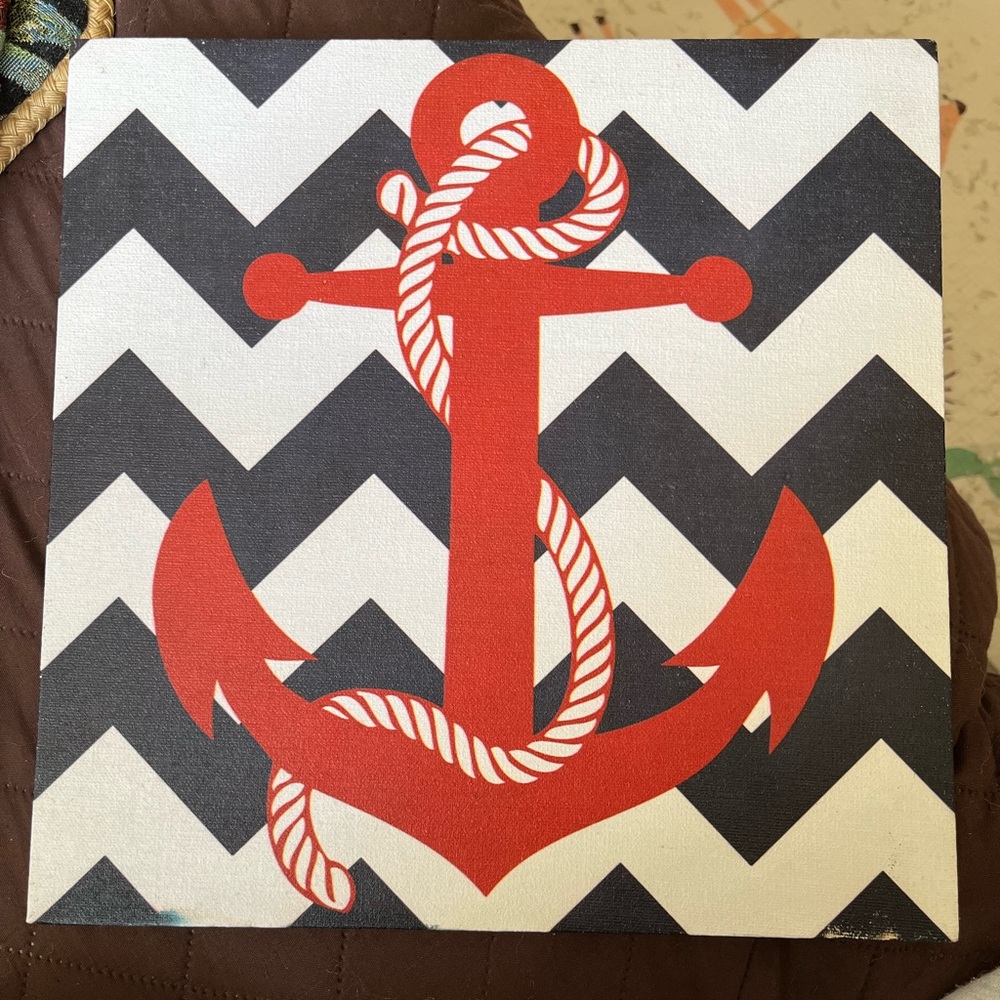 Nautical Anchor Canvas Home Decor